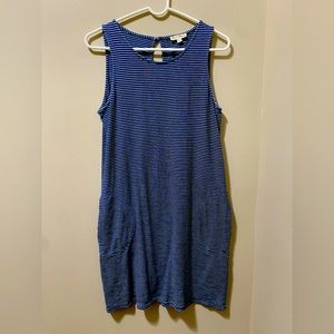 Jane and Delancey blue strip dress